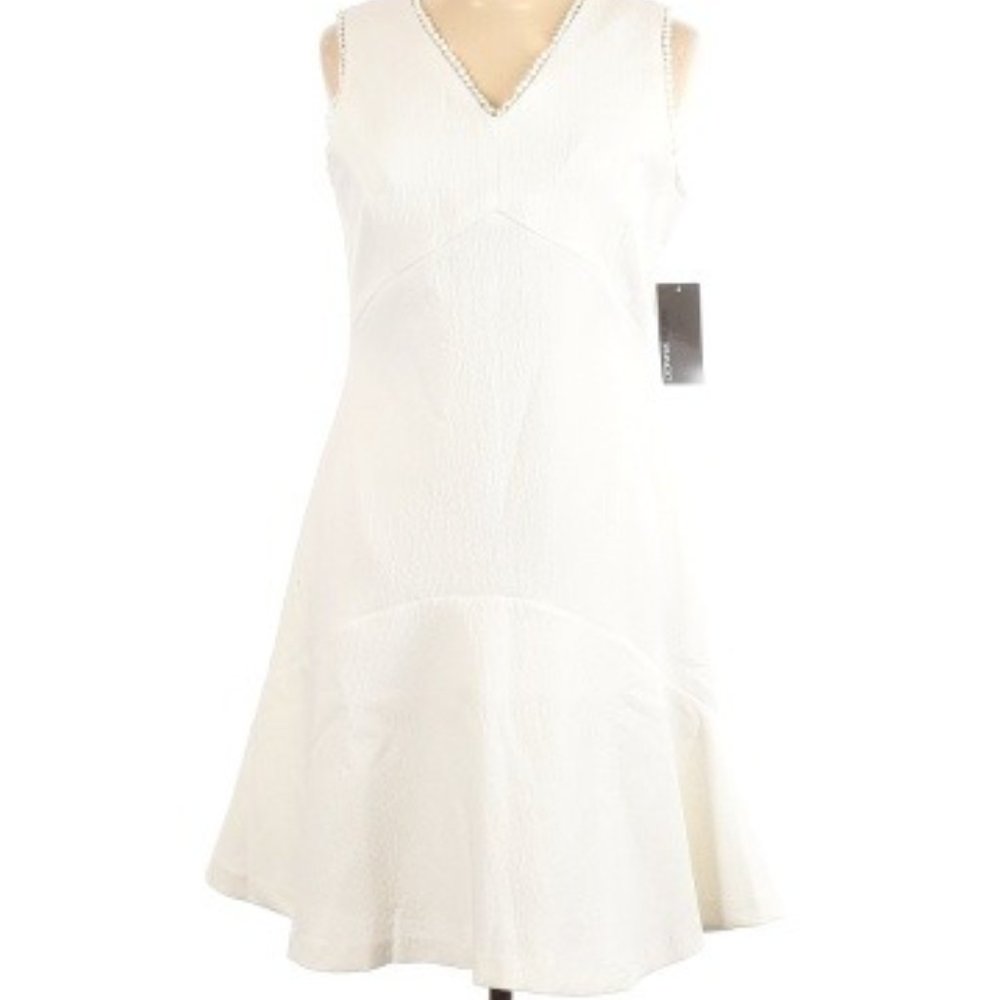 Donna Rico New York Fit & Flare Ivory Dress